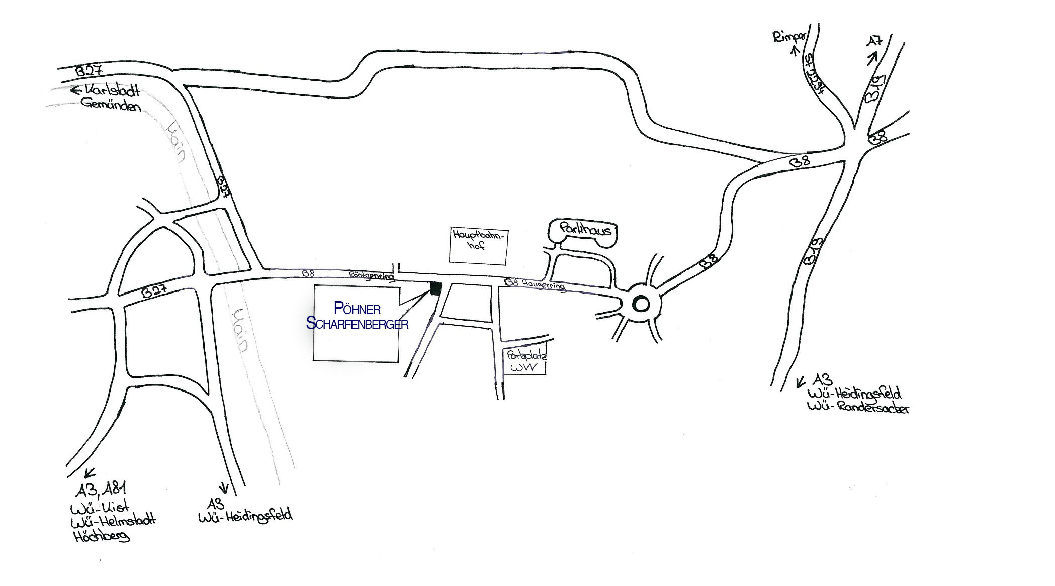 Hand-drawn Map